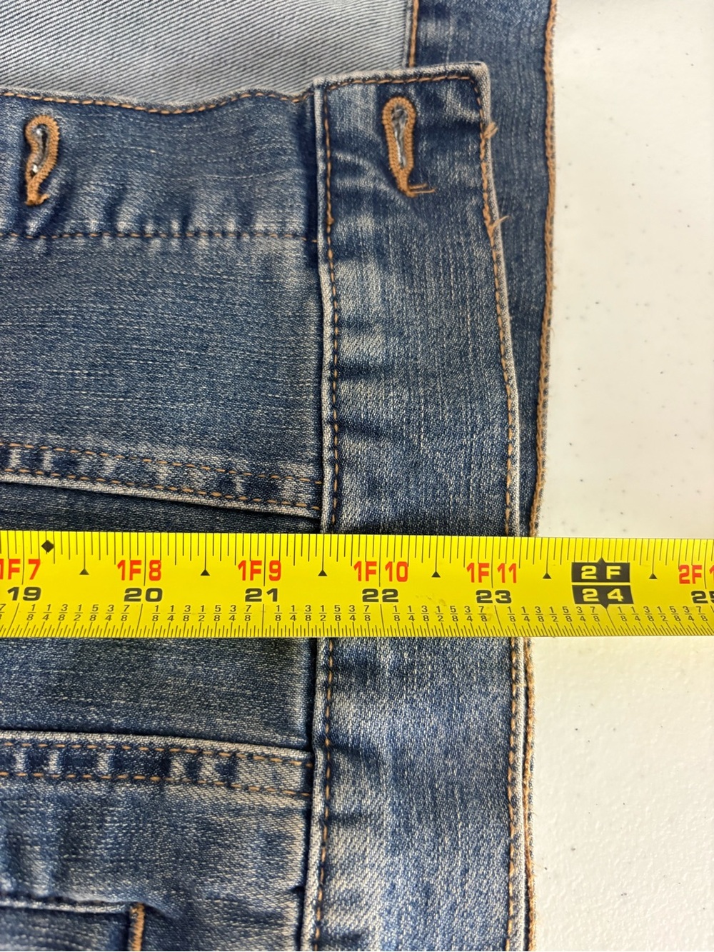 Time and Tru Denim Jacket Classic Fit Button Front Jean Jacket XXL GUC Plus Size - Picture 5 of 7